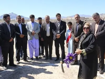  آغاز ساخت مدرسه  12 کلاسه در سیاهدک  زاهدان