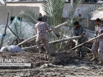 سیل در شرق شهرستان جاسک