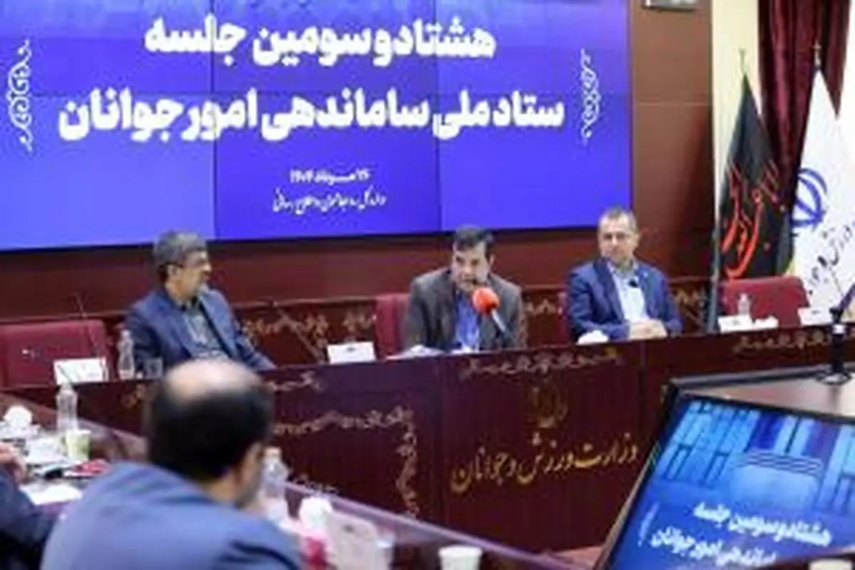 برگزاری هشتاد و سومین جلسه ستاد ساماندهی امور جوانان با حضور وزیر ورزش و جوانان