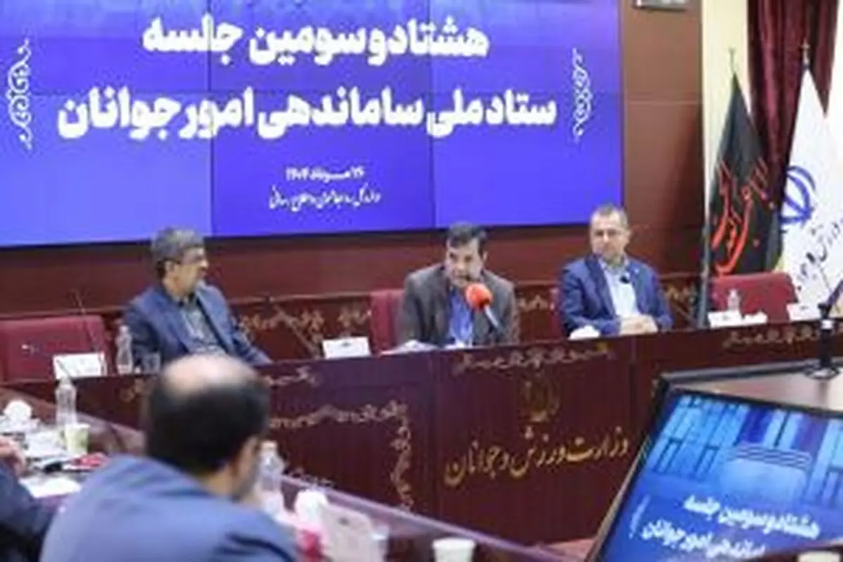 برگزاری هشتاد و سومین جلسه ستاد ساماندهی امور جوانان با حضور وزیر ورزش و جوانان