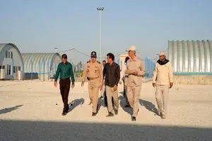 بازدید امیر خواجه امیری از قرارگاه‌های پنج‌گانه اربعین وزارت دفاع