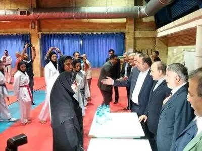 بازدید وزیر ورزش و جوانان و رییس کمیته ملی المپیک از اردوی تیم ملی کاراته