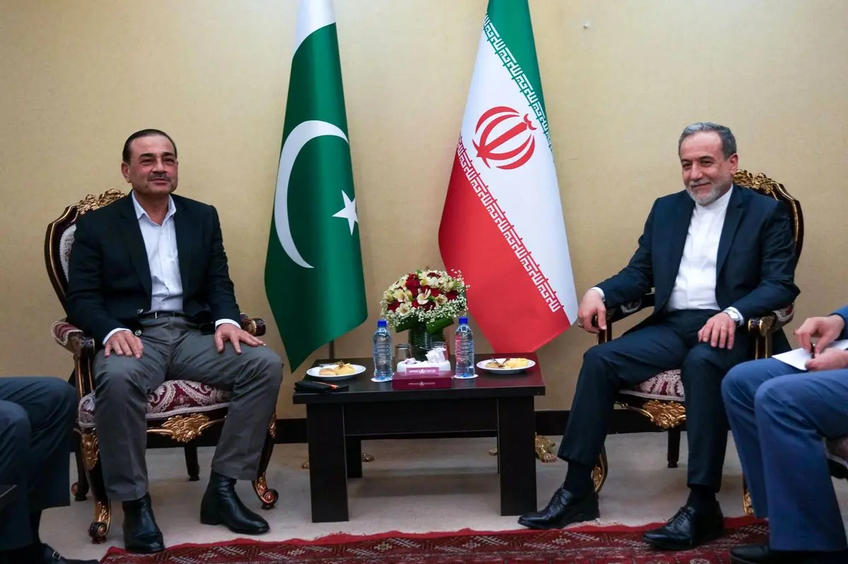 دیدار و گفت‌وگوی فرمانده ارتش پاکستان با عراقچی