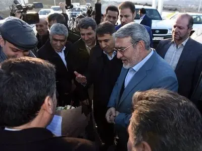 بازدید وزیر کشور از ادامه آزادراه شهید همت در البرز