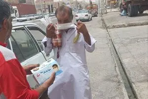 توزیع ۷ هزار ماسک در زهک همزمان با تشدید طوفان و ریزگردها