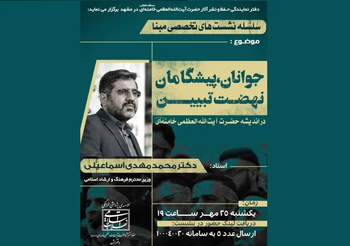 نقش جوانان در اندیشه مقام معظم رهبری بررسی می شود