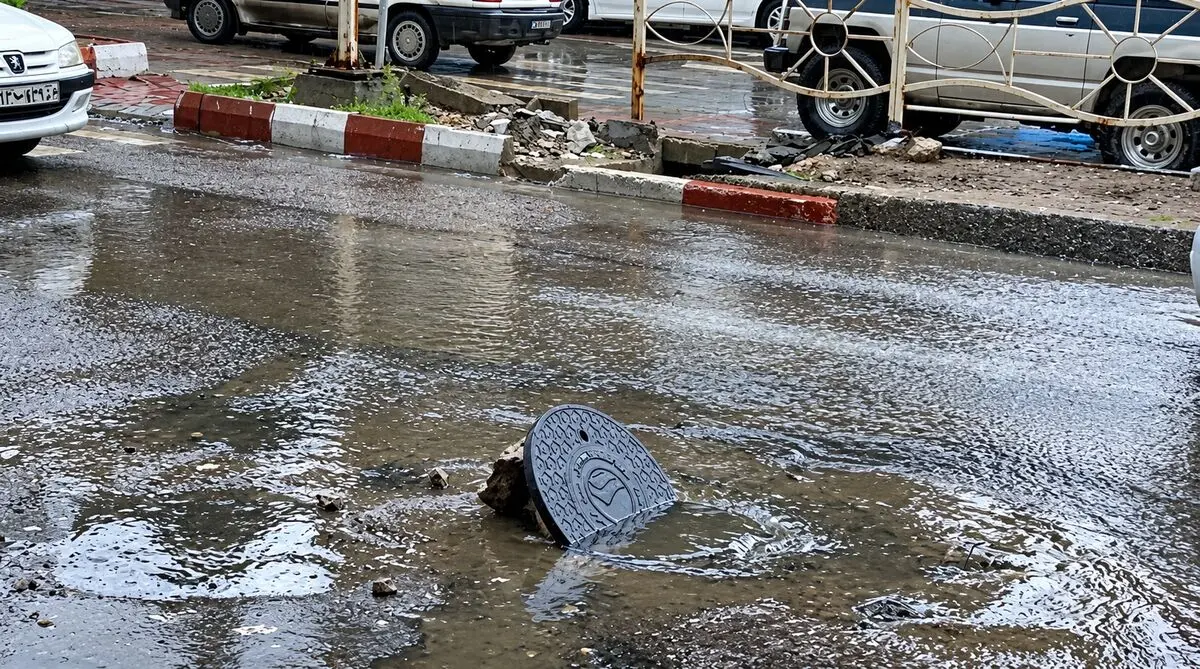 هشدار آبفا به همدانی‌ها؛ آب باران را به شبکه فاضلاب هدایت نکنید