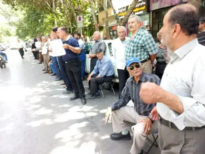 تجمع  بازنشستگان فولاد در اصفهان 