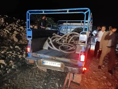 کشف و انهدام شبکه سرقت سوخت از خط لوله اصلی انتقال فرآورده‌های نفتی در بخش فین هرمزگان