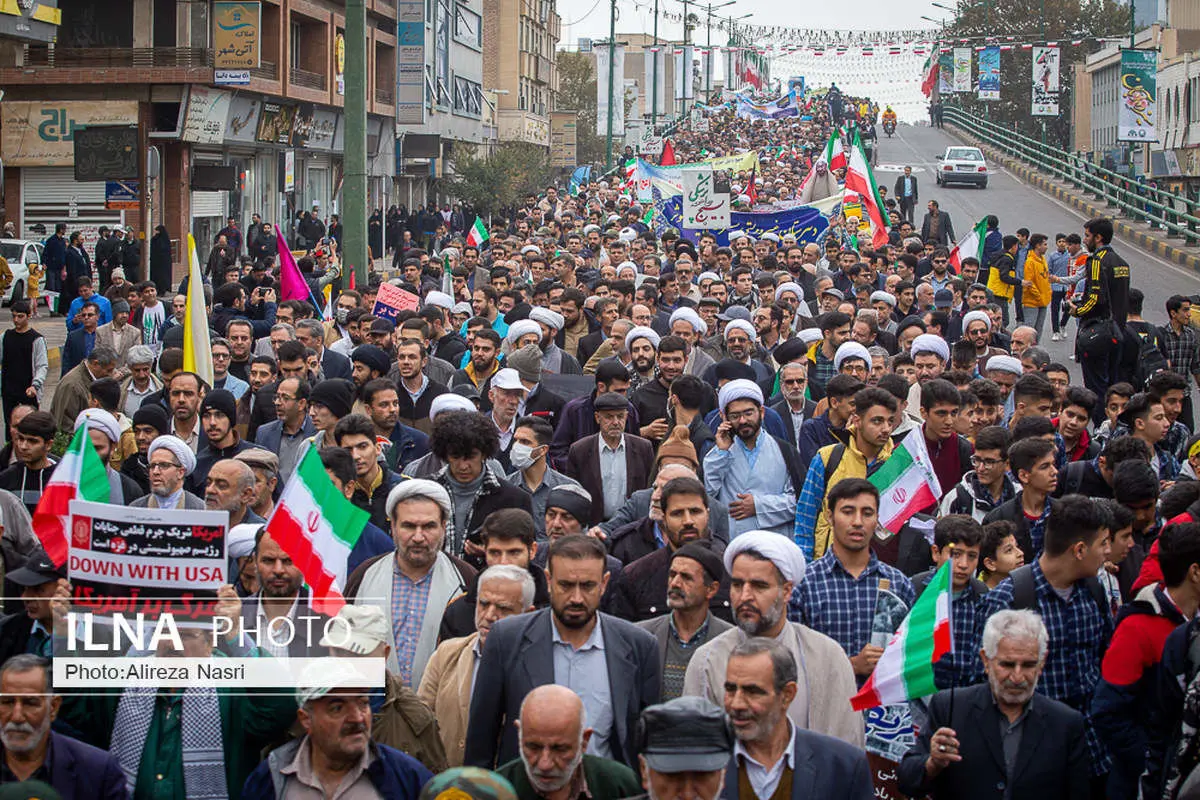 شورای هماهنگی تبلیغات اسلامی از حضور مردم قزوین در راهپیمایی 13 آبان تقدیر کرد