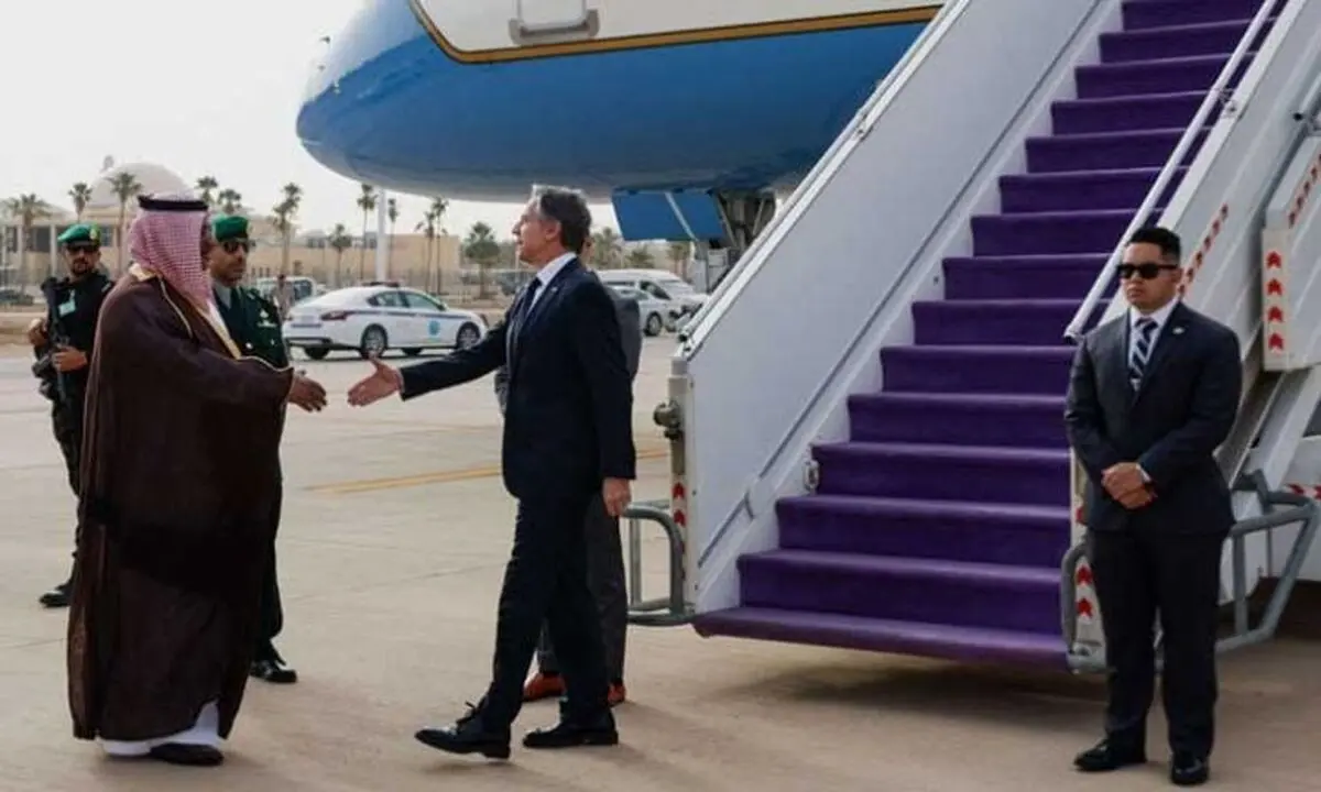 Blinken arrives in Saudi Arabia