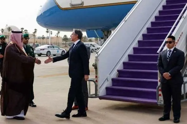 Blinken arrives in Saudi Arabia