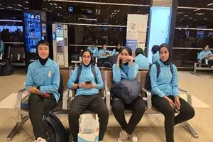 دختران فوتبال ایران وارد کشور اردن شدند