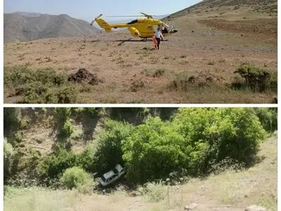 دو‌ پرواز اورژانس هوایی البرز به طالقان برای نجات ۴ مصدوم