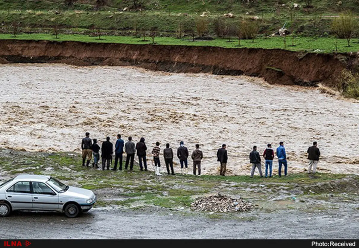 مسدود شدن محور جلگه چاه هاشم دلگان به چاه اسحاق