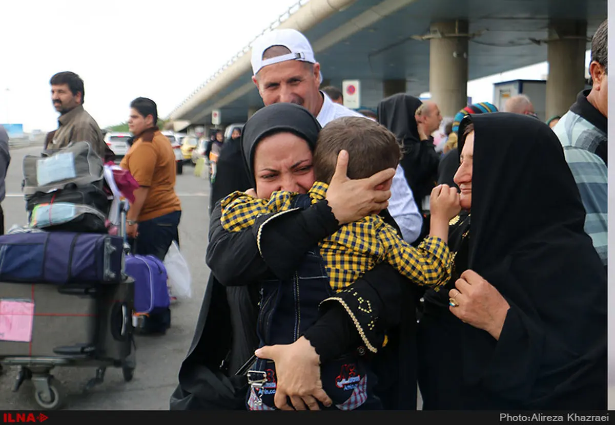 بازگشت حجاج استانهای خوزستان، فارس، هرمزگان، بوشهر، چهارمحال و بختیاری، کهگیلویه و بویراحمد از طریق مرز شلمچه