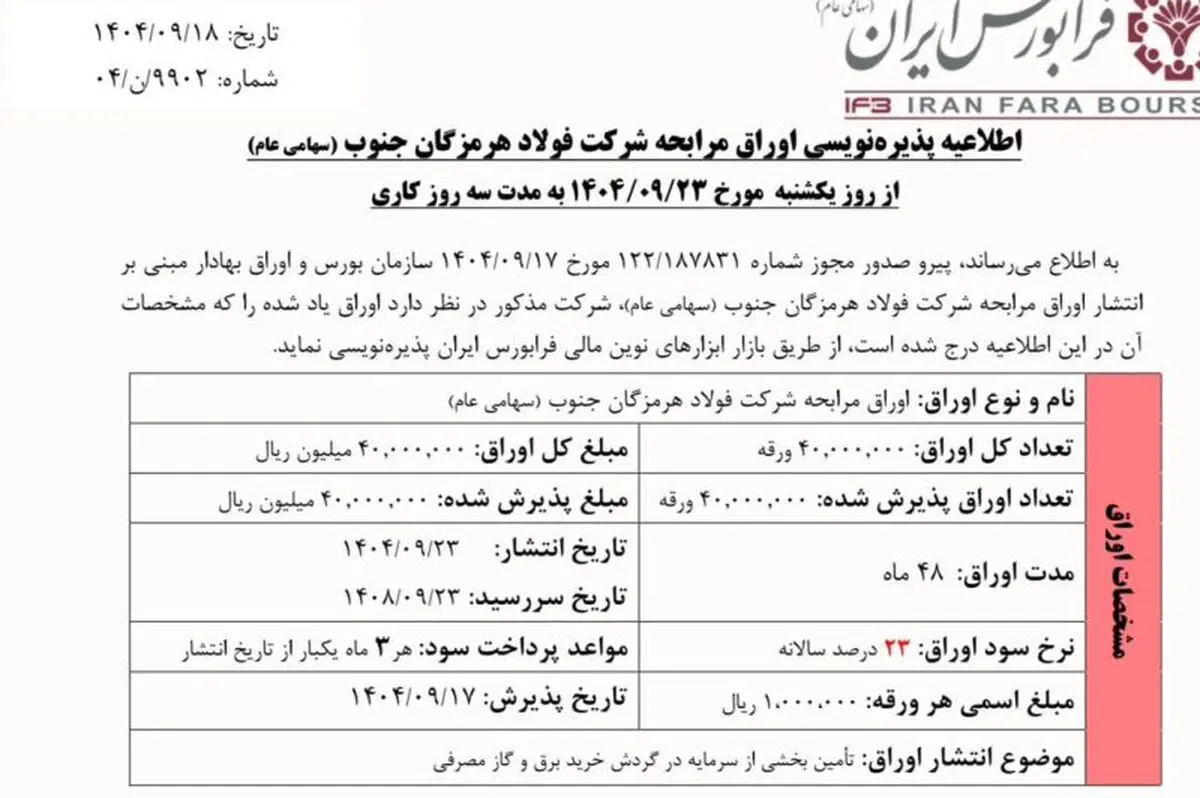 طرح‌های توسعه‌ای فولاد هرمزگان جان تازه خواهند گرفت