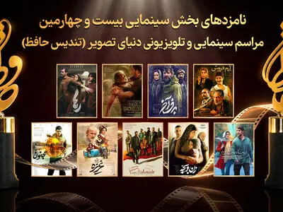 نامزدهای بیست‌وچهارمین رویداد سینمایی و تلویزیونی جشن حافظ