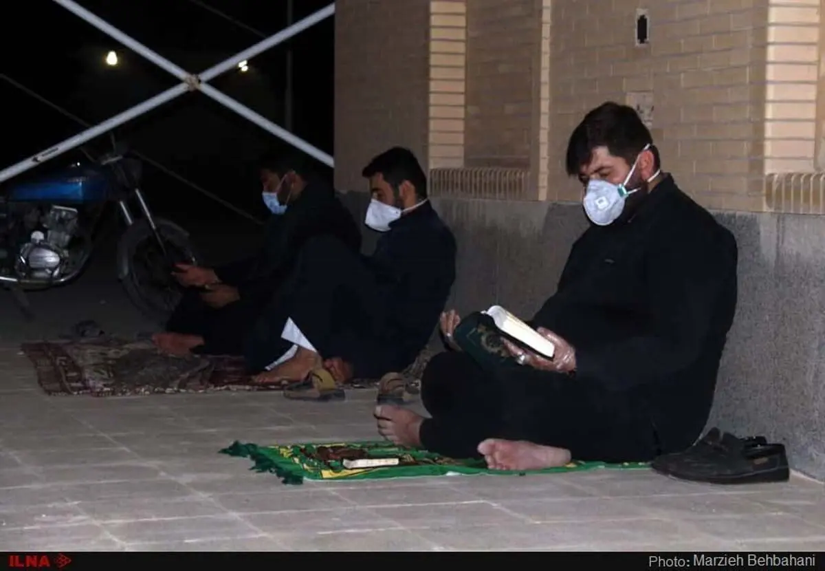 گزارش تصویری مراسم احیاء شب بیست و یکم ماه مبارک رمضان در آبادان