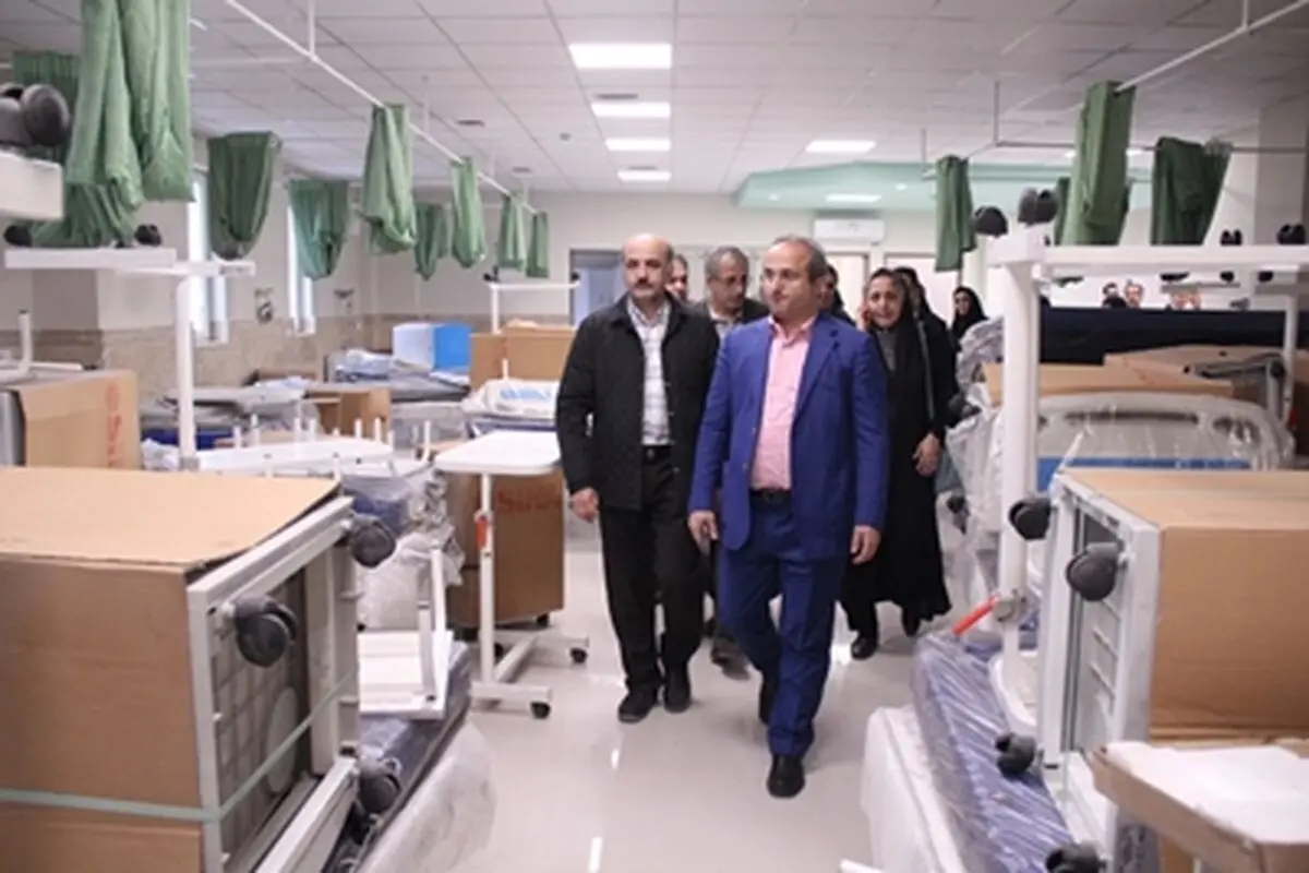 بازدید رئیس دانشگاه علوم پزشکی گیلان از بخش پیوند  مرکز دانشگاهی رازی