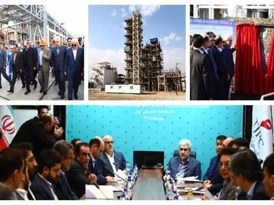فاز دوم پتروشیمی تخت جمشید افتتاح شد/راه‌اندازی ۴ واحد جدید تولید محصولات پتروشیمی