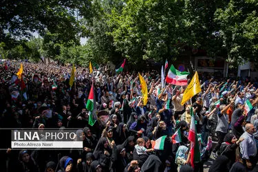 راهپیمایی جمعه خشم و نصر در قزوین