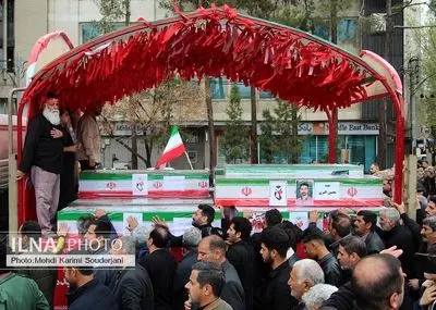 تشییع شهدای کارگر در اصفهان