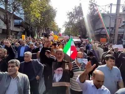 راهپیمایی ۱۳ آبان در ۴۰ نقطه استان گلستان برگزار شد