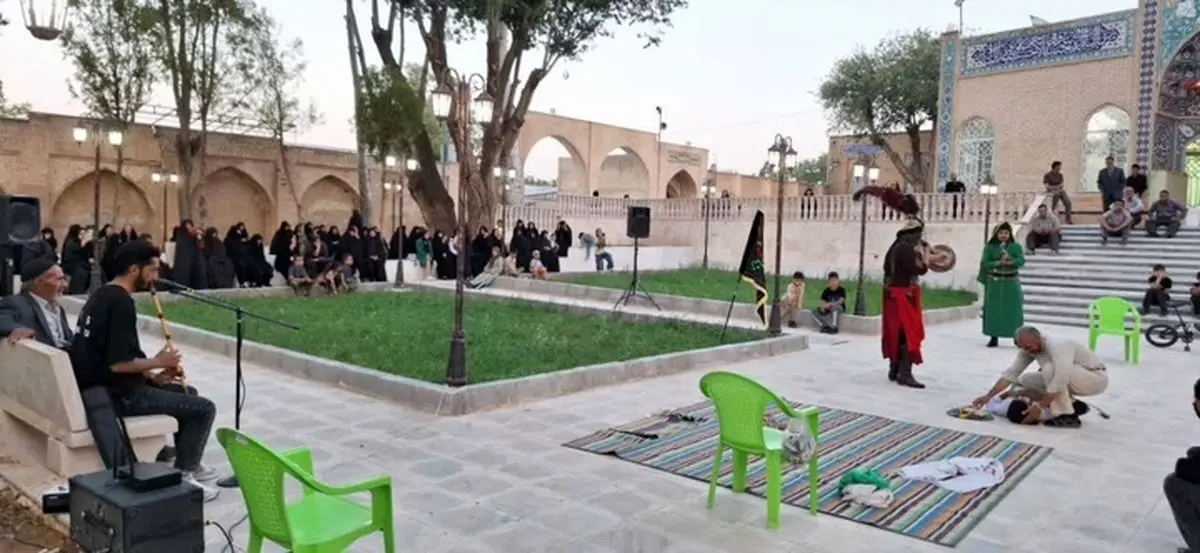 طنین نوای تعزیه در جوار مضجع سی‌امین جد پیامبر (ص)/ قیدار نبی (ع) میزبان جاماندگان اربعین حسینی