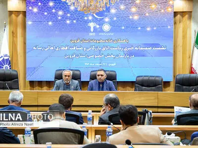 نشست خبری رئیس اتاق بازرگانی استان قزوین با اهالی رسانه