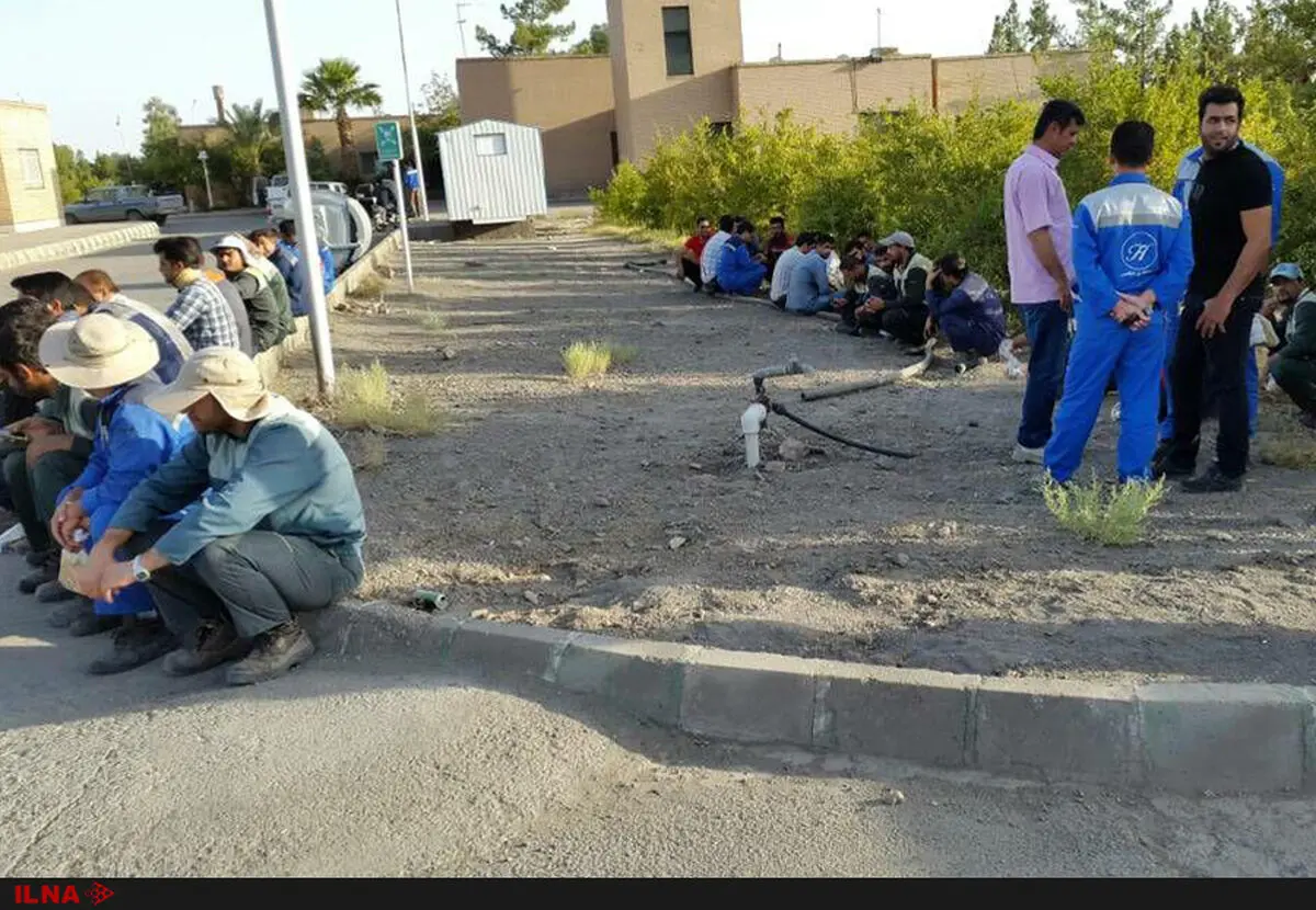 تجمع کارگران پیمانکاری حاتمی در معدن چادرملو/توضیح اداره کار