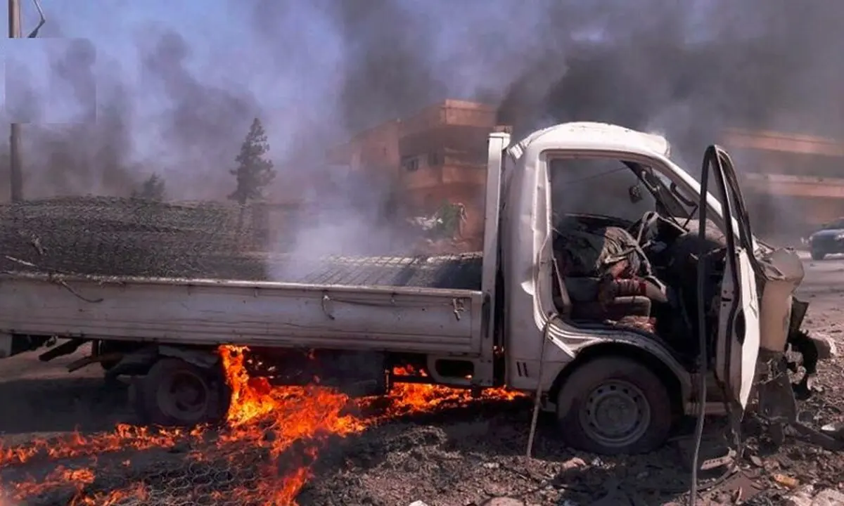انفجار خودروی بمب‌گذاری شده در حلب