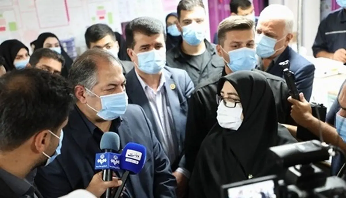 بازدید سخنگوی دولت از بیمارستان شهید بقایی ۲ اهواز در پی حمله اخیر