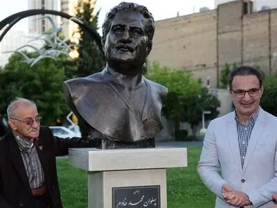 رونمایی از سردیس حاج محمد خادم در مشهدمقدس