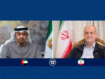 الرئيسان الإيراني والإماراتي يتبادلان التهاني بعيد الأضحى