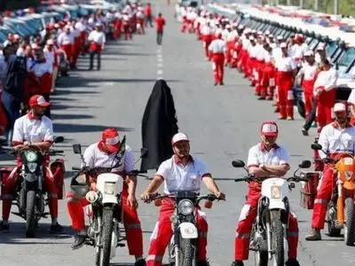 پوشش نماز جمعه تهران با ۱۹۰۰ امدادگر و نجاتگر هلال‌احمر