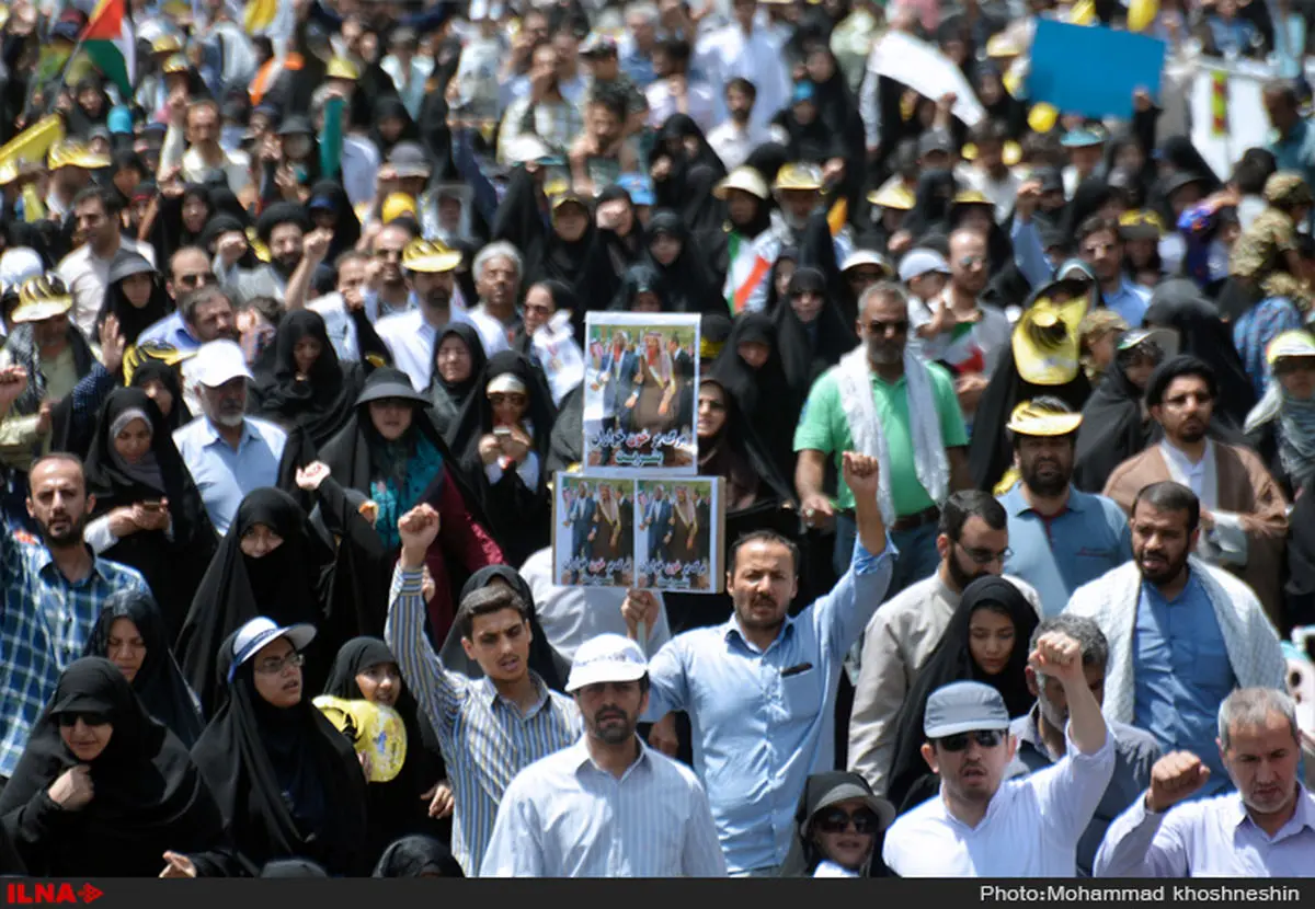 گزارش ایلنا از راهپیمایی پرشور روز جهانی قدس