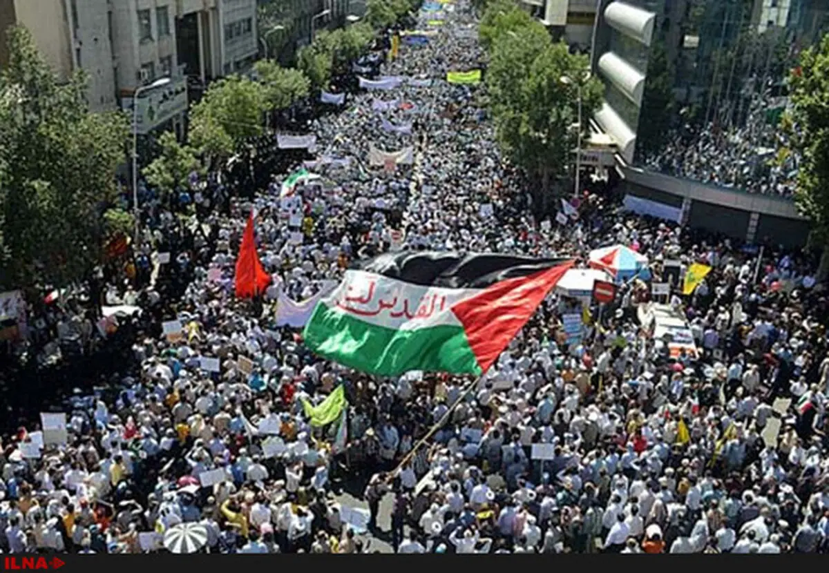 روز قدس  مظهر و نماد مبارزه با استکبار جهانی/شرکت نمودن کارگران در راهپیمایی روز قدس