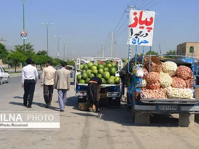 اجرای ضربتی طرح ساماندهی بارفروشان، دست فروشان و اغذیه فروشان در شیراز