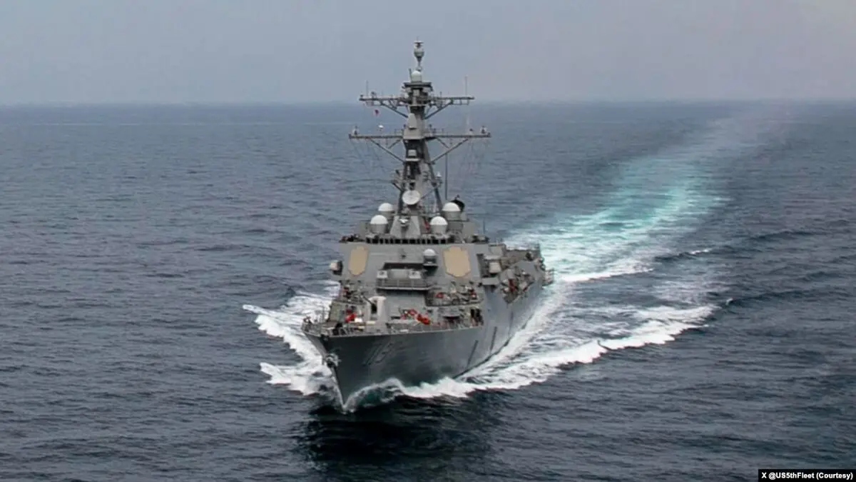 هدف قرار گرفتن ناوشکن های رزمی DDG-119 و DDG-53 حامل موشک های کروز و ایجیس
