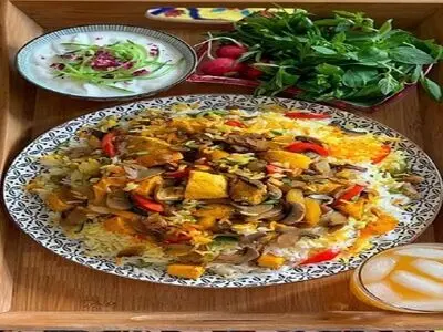 طرز تهیه قارچ پلو 