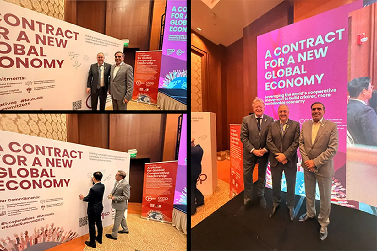 ​حضور رئیس اتاق تعاون ایران در جمع ۵۰ رهبر اثرگذار تعاون جهان