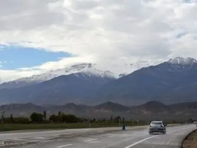بارش نخستین برف پاییزی در استان سمنان