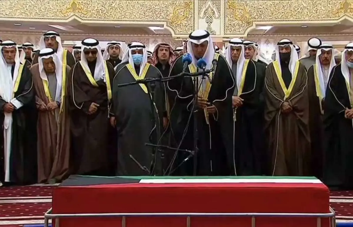 برگزاری مراسم تشییع و تدفین امیر کویت