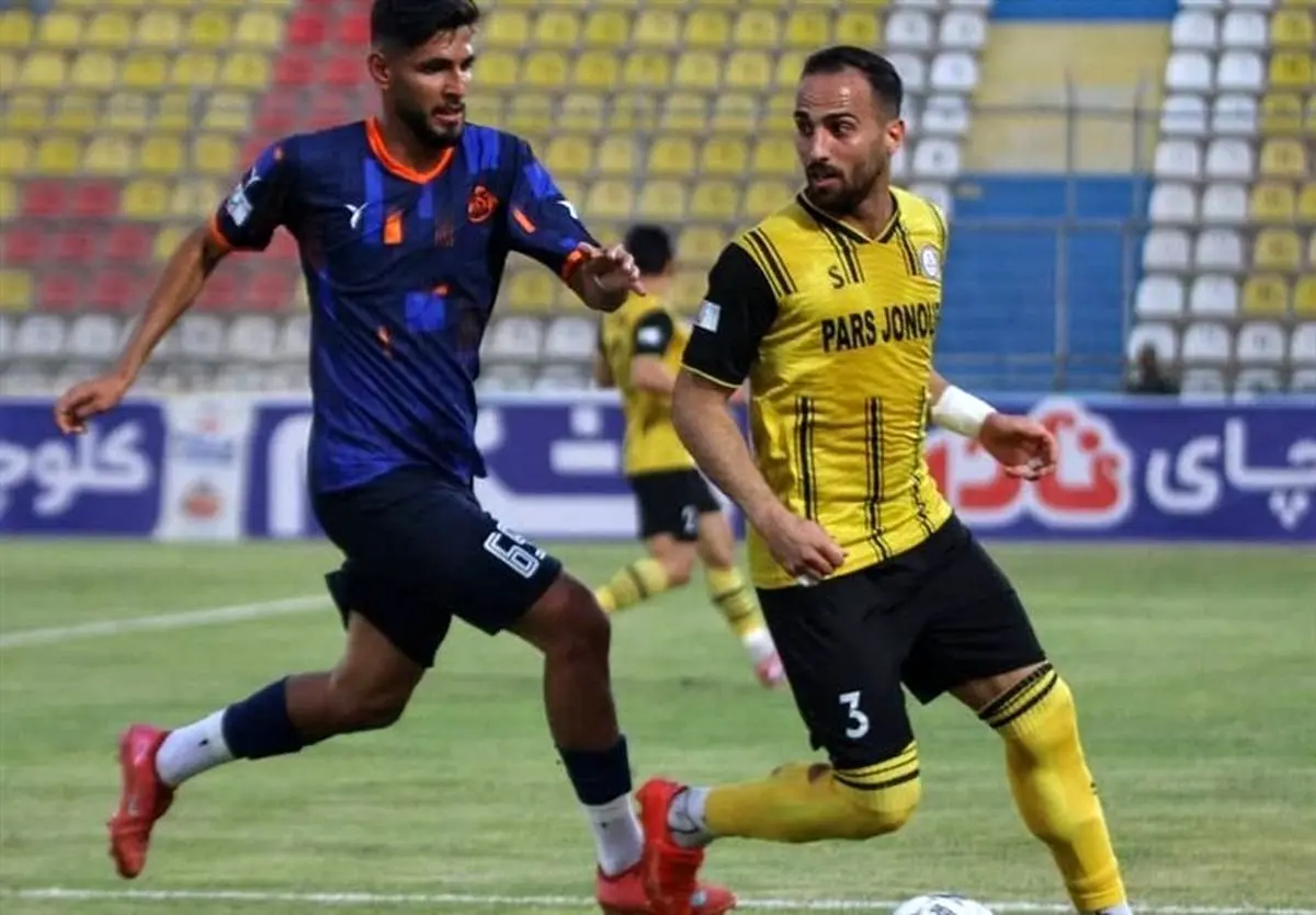 پارس جنوبی ۰-۱ مس کرمان؛ نارنجی‌ها ۹ نفر هم تسلیم نشدند
