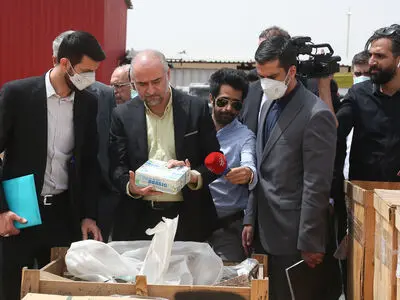 بازدید معاون دادستان کل کشور از انبارهای گمرک فرودگاه امام خمینی(ره)
