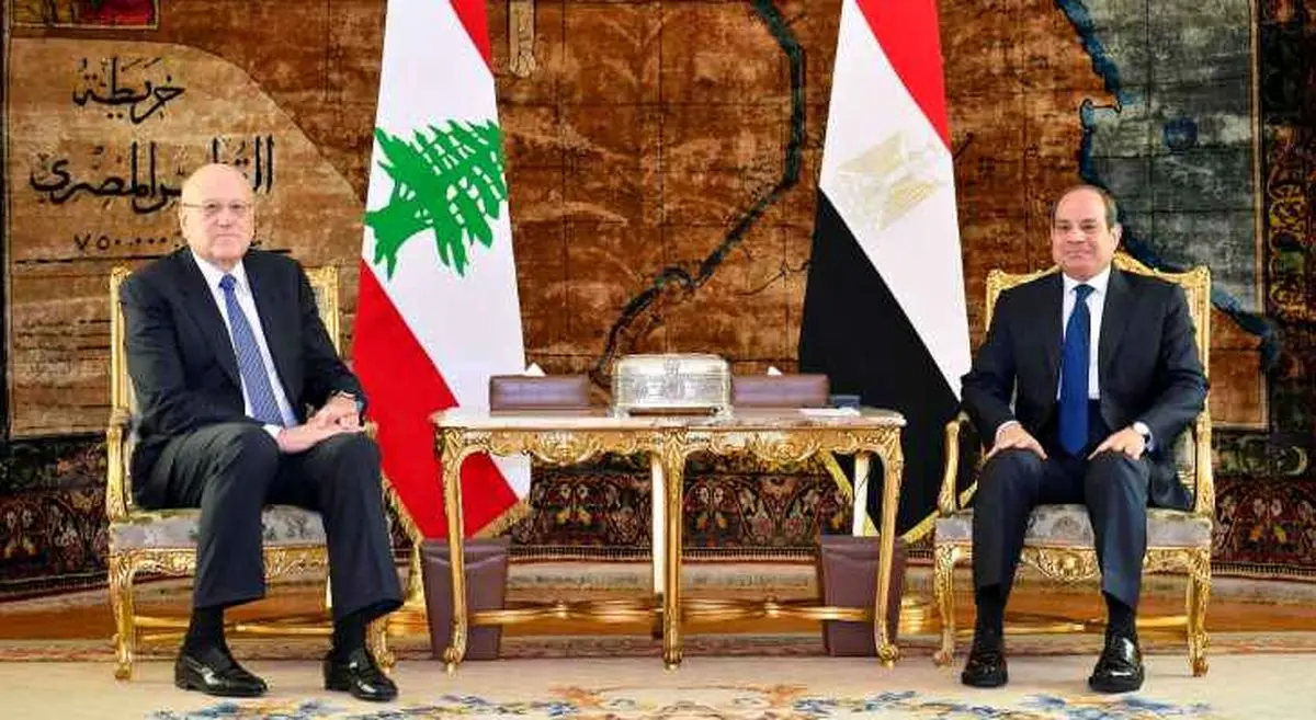 دیدار میقاتی و السیسی در قاهره