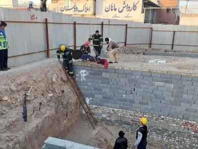 جزئیات نجات کارگر ۲۰ ساله از زیر آوار گودبرداری