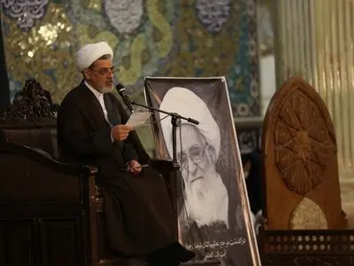 مراسم ترحیم آیت الله صافی گلپایگانی در قم از سوی رهبر انقلاب برگزار شد
