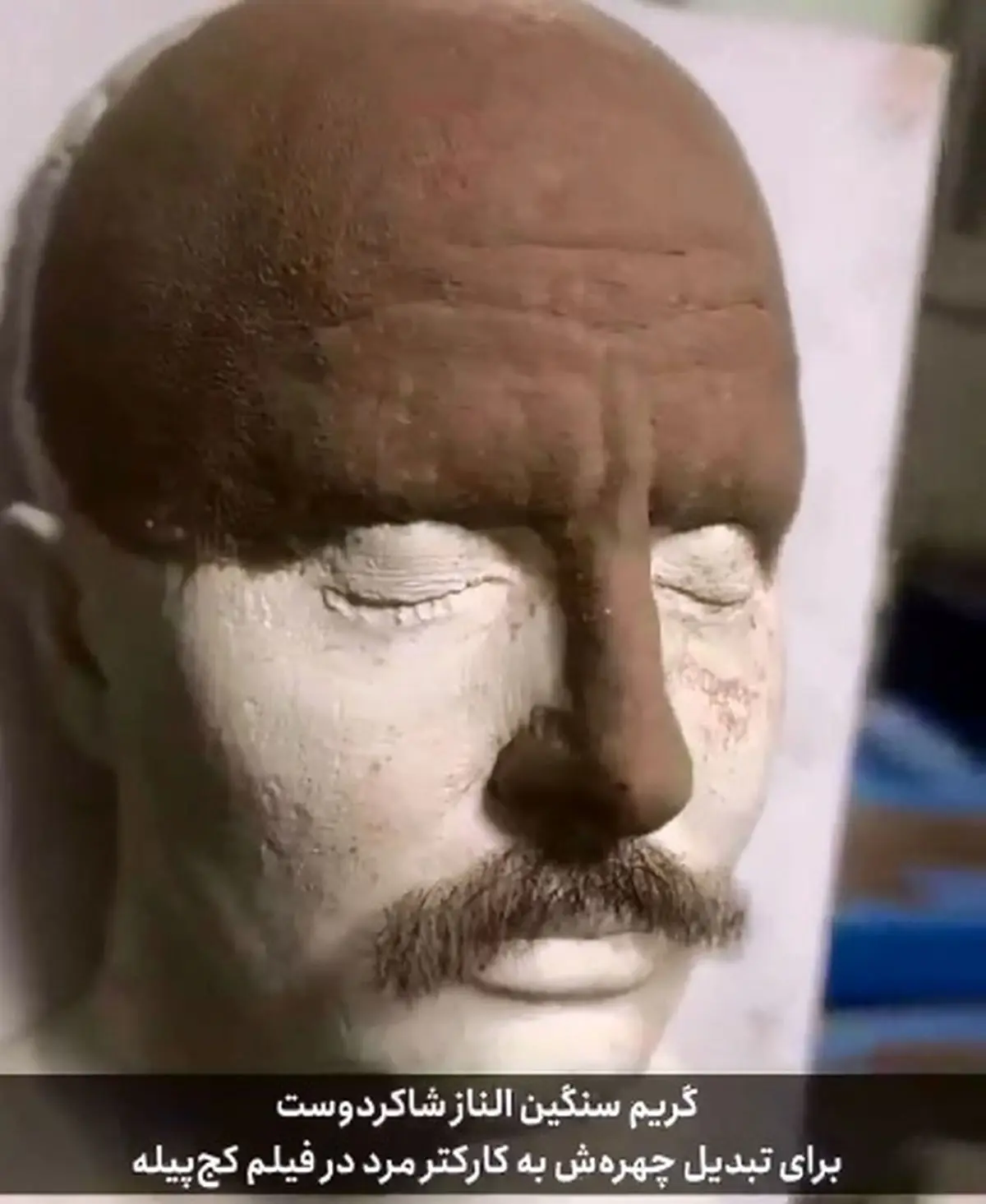 گریم سنگین الناز شاکردوست با پروتزهای سیلیکونی + فیلم